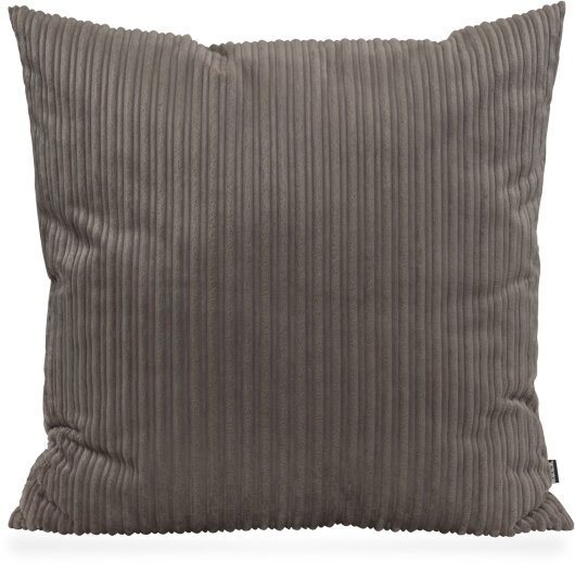 H.O.C.K. Precious Cord Kissen Cordsamt 70x70cm taupe schlamm braun col. 100