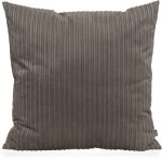 H.O.C.K. Precious Cord Kissen Cordsamt 70x70cm taupe...