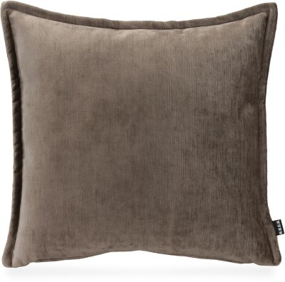 H.O.C.K. Bonanza Kissen 50x50cm mit Wulst taupe braun...