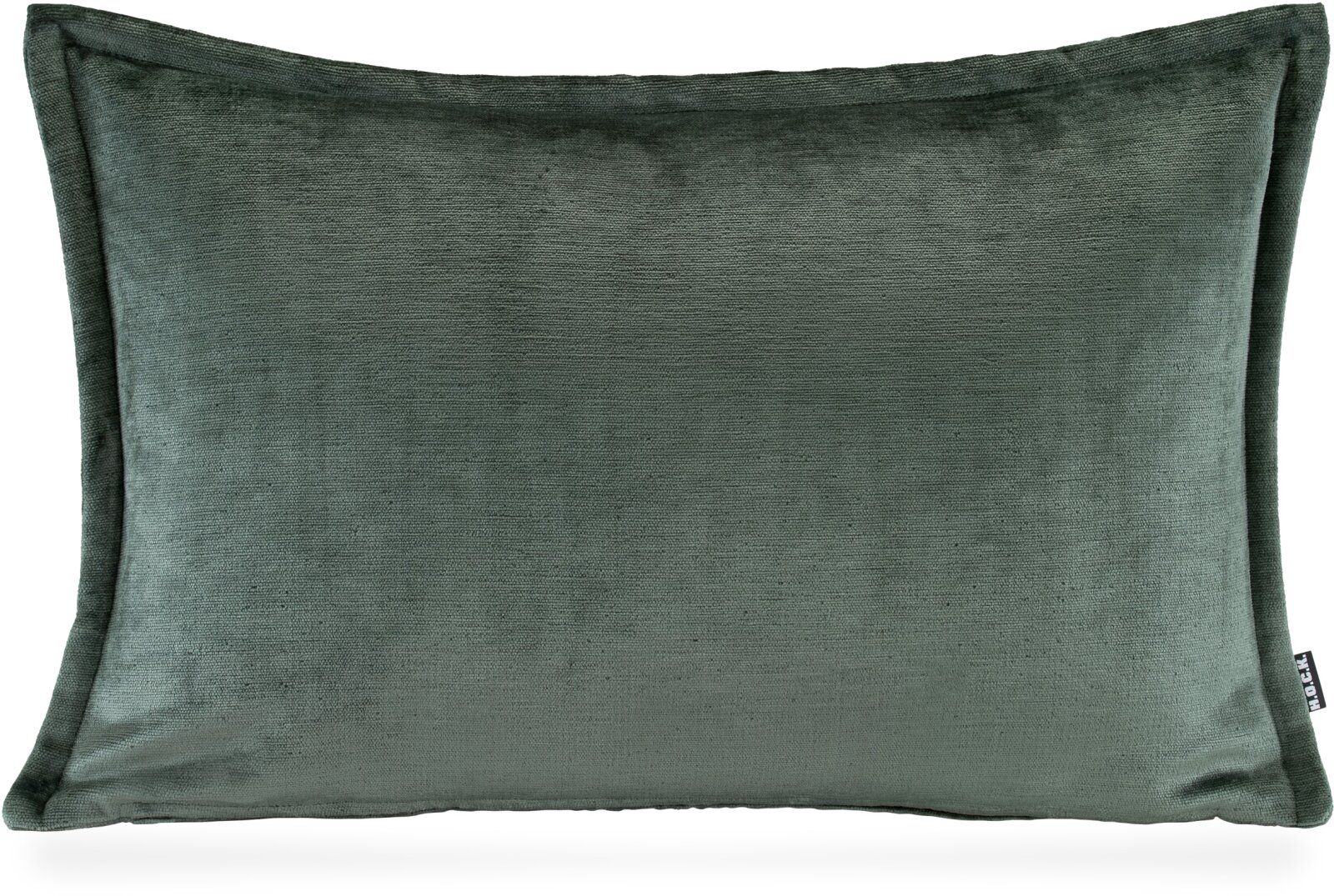 H.O.C.K. Bonanza Kissen 60x40cm mit Wulst petrol - smaragdgrün col. 74