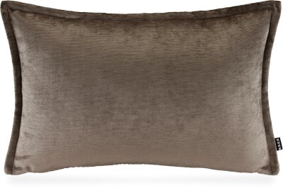 H.O.C.K. Bonanza Kissen 60x40cm mit Wulst taupe braun...