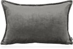 H.O.C.K. Bonanza Kissen 60x40cm mit Wulst grau col. 16