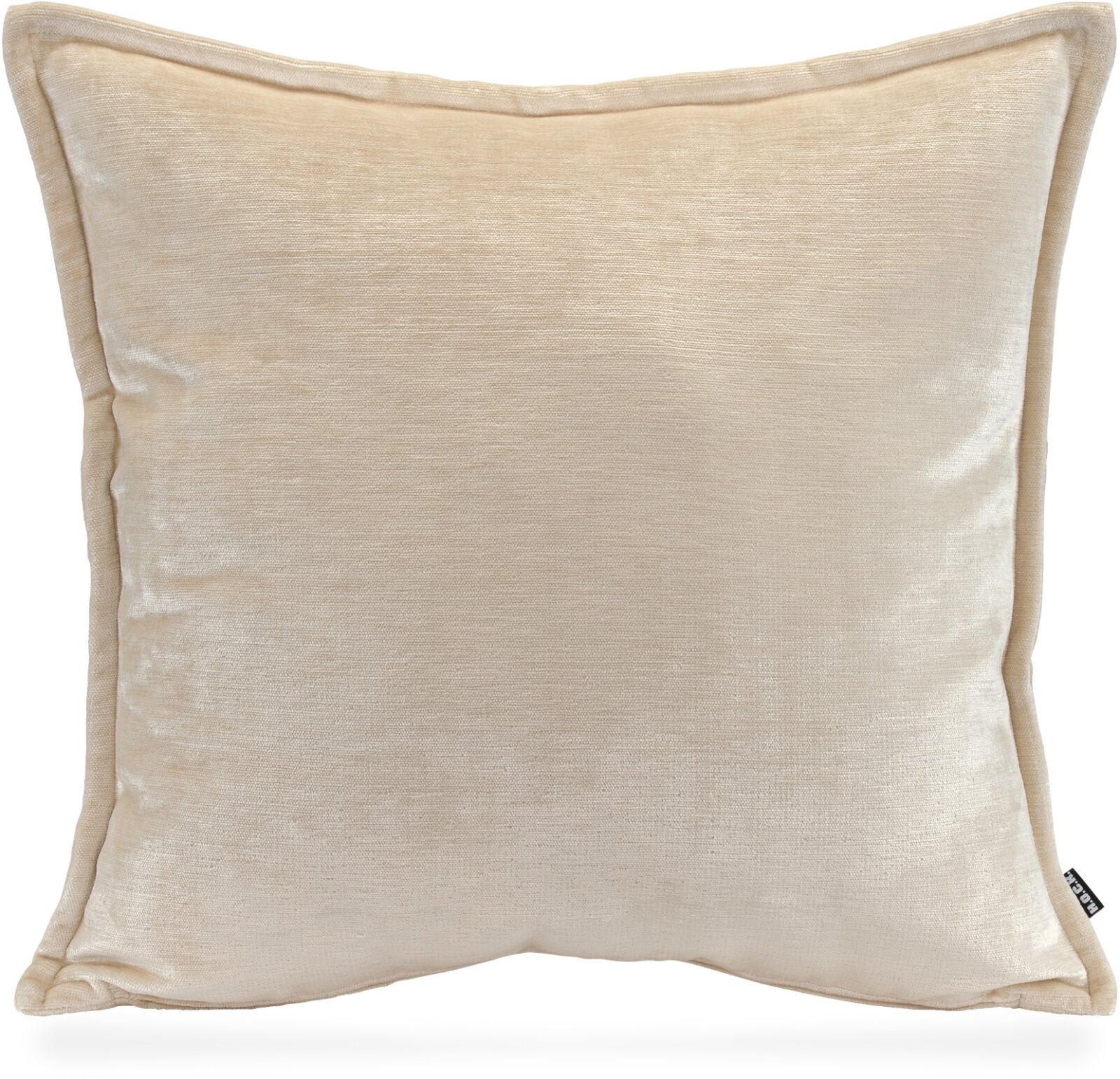 H.O.C.K. Bonanza Kissen 60x60cm mit Wulst weiß - ecru col. 23