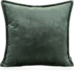 H.O.C.K. Bonanza Kissen 60x60cm mit Wulst petrol - salbei...