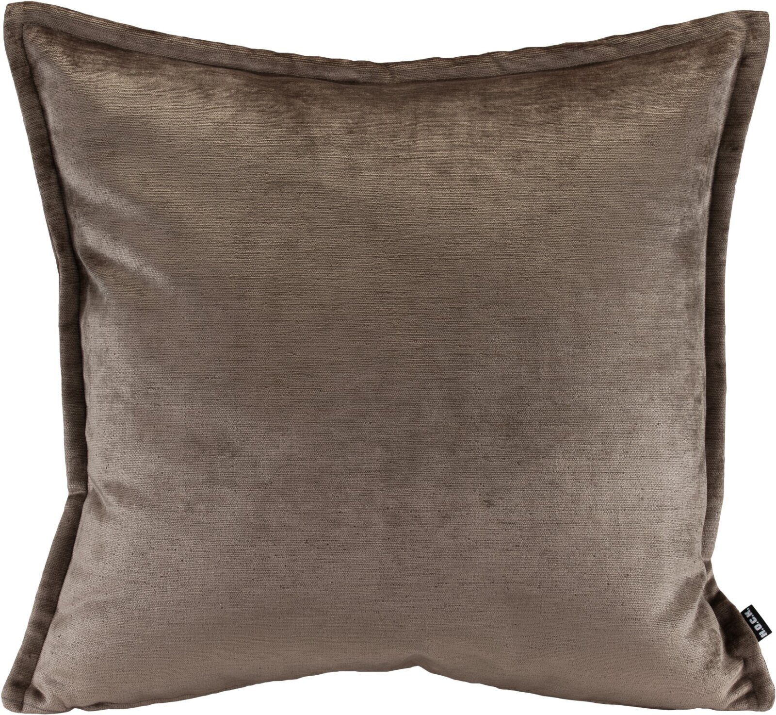 H.O.C.K. Bonanza Kissen 60x60cm mit Wulst taupe braun col. 39