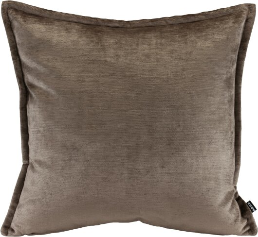 H.O.C.K. Bonanza Kissen 60x60cm mit Wulst taupe braun col. 39