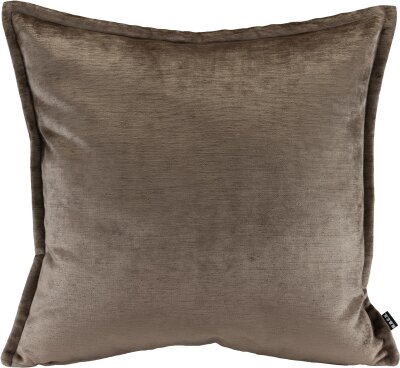 H.O.C.K. Bonanza Kissen 60x60cm mit Wulst taupe braun...