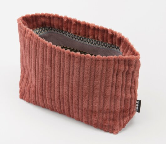 H.O.C.K. Cosmetic Bag COSIMA Kosmetiktasche Kulturbeutel Precious Cord altrosa col. 615