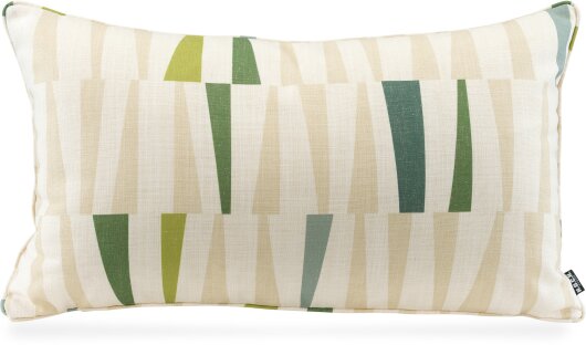 H.O.C.K. Malaga Outdoor + Indoor Kissen mit Keder 70x40cm col. 41 grün beige in&out