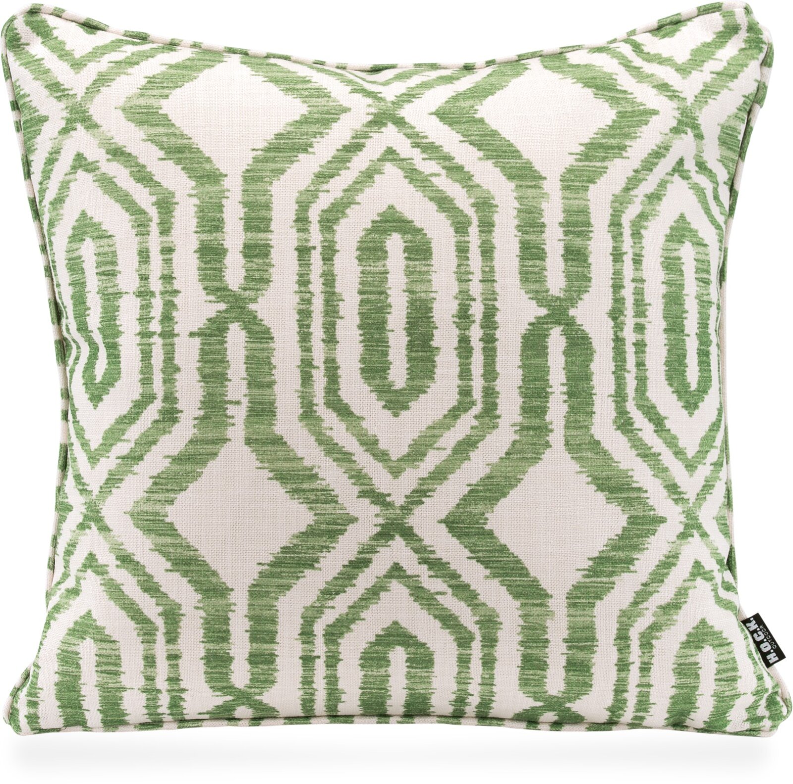 H.O.C.K. Toledo Outdoor + Indoor Wendekissen 45x45cm mit Keder col. 41 grün in&out