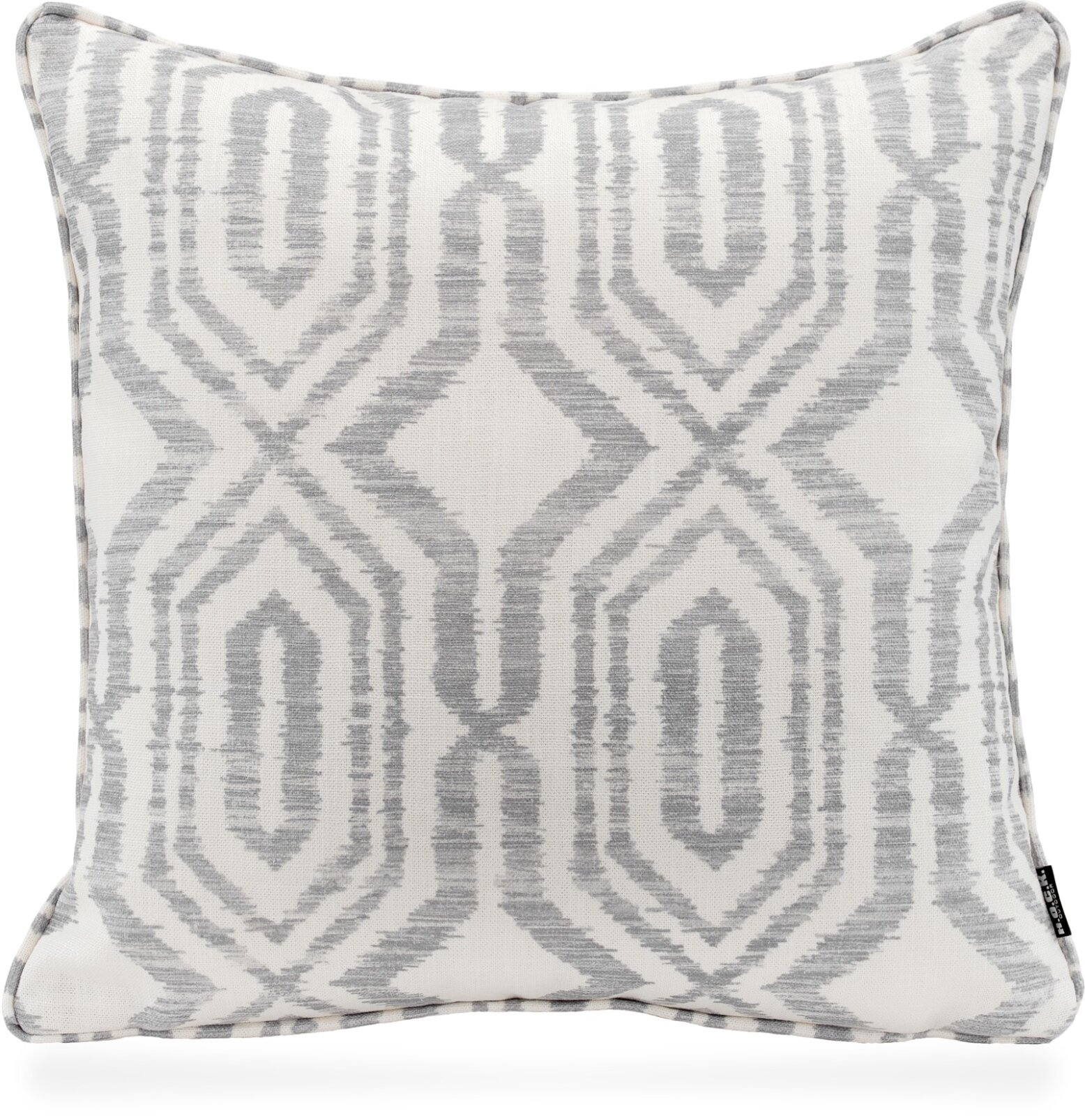 H.O.C.K. Toledo Outdoor + Indoor Wendekissen 45x45cm mit Keder col. 66 hellgrau in&out