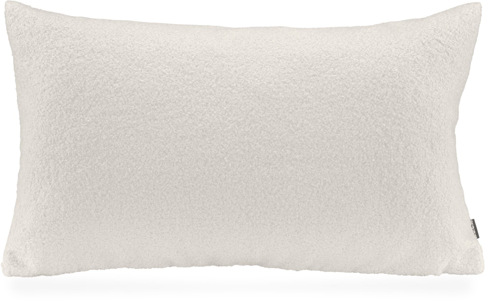 H.O.C.K. Fino Plush Kissen Teddystoff Bouclé 70x40cm weiß ecru Plüsch