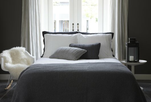 HOMYLINE Como Bettbezug ca. 240x220cm weiß Baumwollsatin