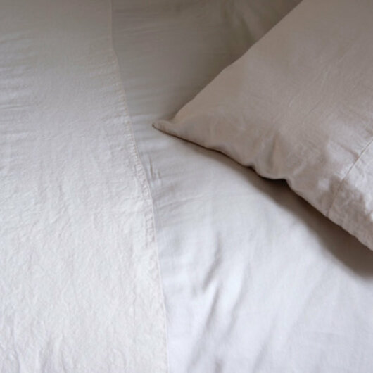 HOMYLINE Como Bettbezug ca. 240x220cm weiß Baumwollsatin