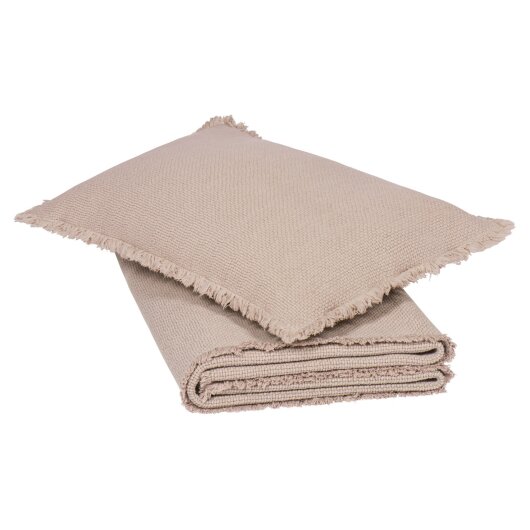 HOMYLINE Patara Tagesdecke ca. 140x260cm dark powder taupe