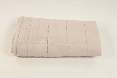 HOMYLINE Nice Tagesdecke ca. 135x250cm powder beige