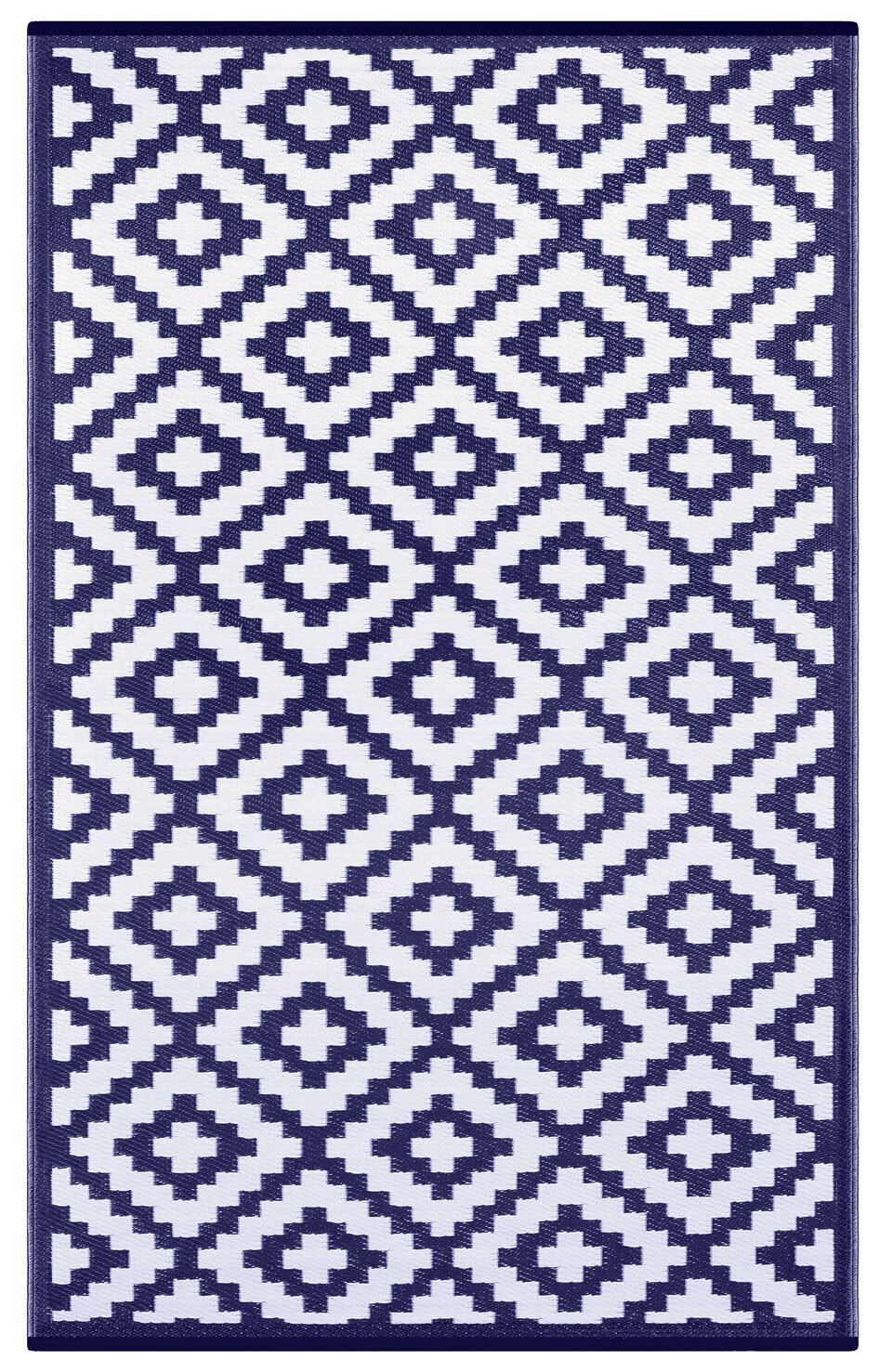 H.O.C.K. Outdoor Teppich Nirvana blue marine white in verschiedenen Größen