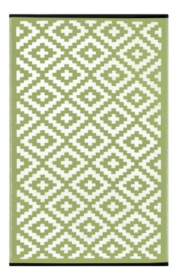 H.O.C.K. Outdoor Teppich Nirvana green white in...