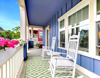 H.O.C.K. Outdoor Teppich Nirvana green white in verschiedenen Größen