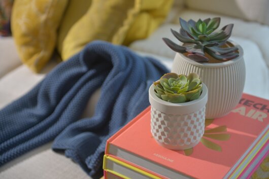 H.O.C.K. Silicone Flowerpot Frida orange SMALL
