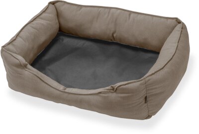 H.O.C.K. Hundebett FRIDA Größe S ca. 50 x 35 x 23 cm Caribe taupe