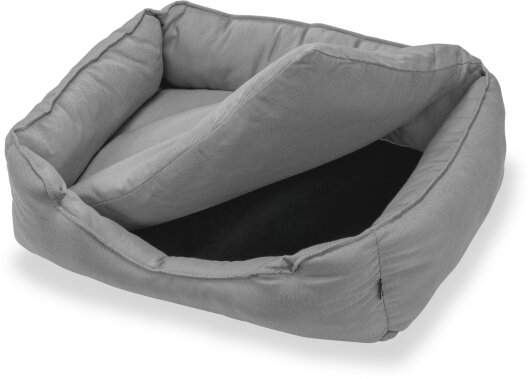 H.O.C.K. Hundebett FRIDA Größe M ca. 70 x 50 x 23 cm Caribe hellgrau