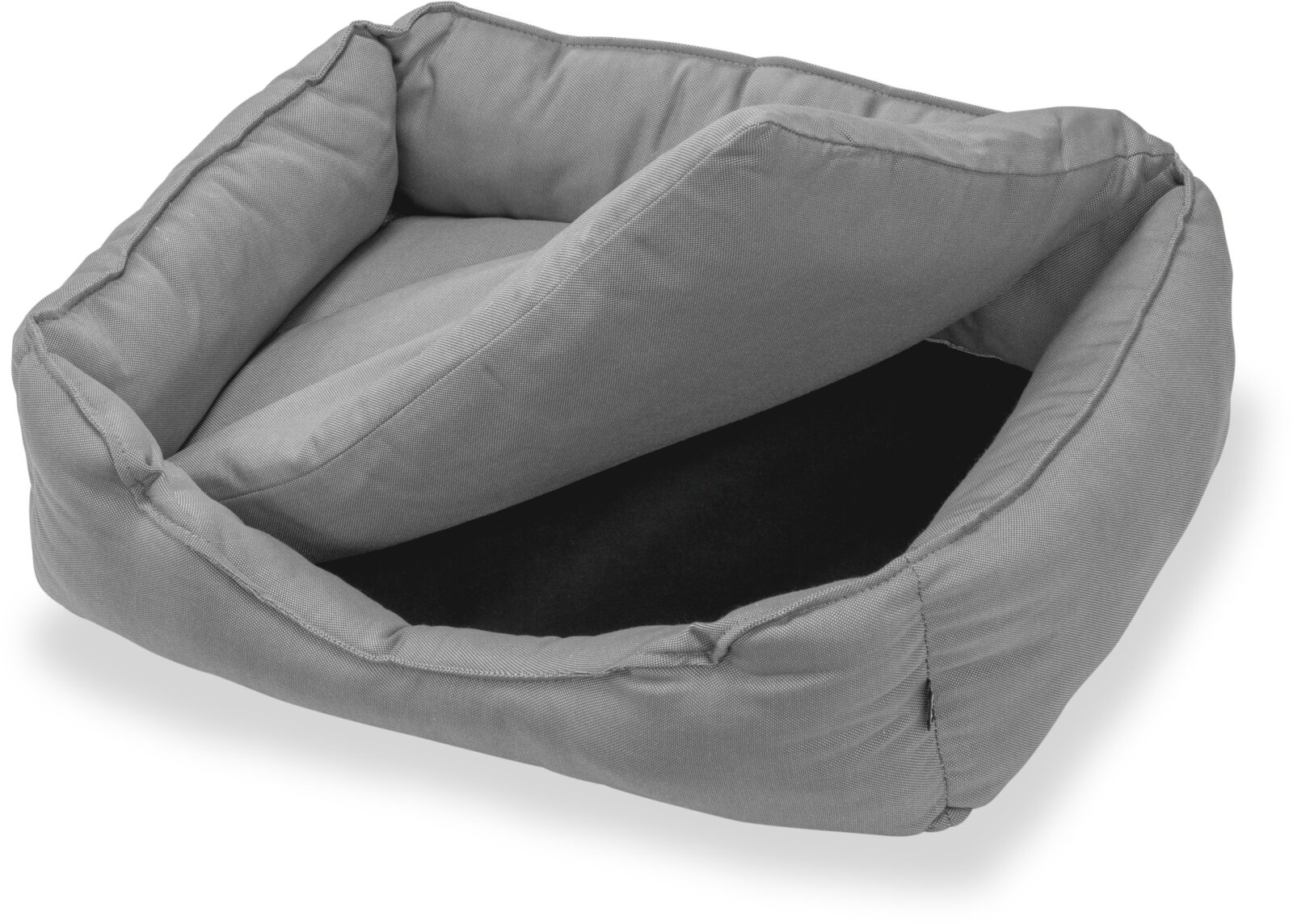 H.O.C.K. Hundebett FRIDA Größe L ca. 90 x 65 x 23 cm Caribe hellgrau