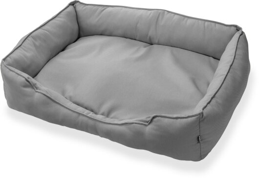 H.O.C.K. Hundebett FRIDA Größe L ca. 90 x 65 x 23 cm Caribe hellgrau