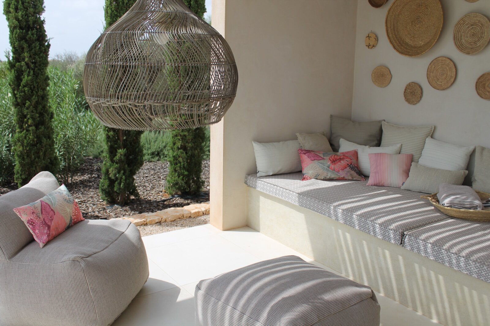 H.O.C.K. Marcal Outdoor + Indoor Kissen 50x30cm col. 03 beige in&out