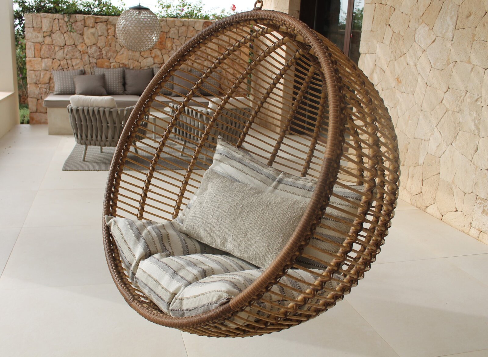 H.O.C.K. Marcal Outdoor + Indoor Kissen 50x30cm col. 03 beige in&out