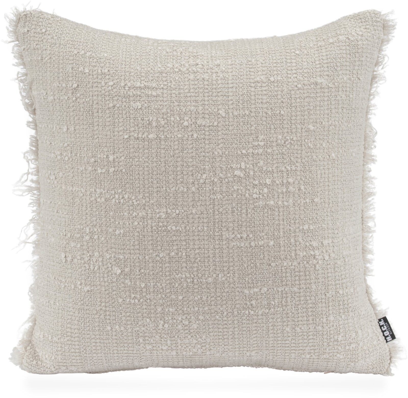 H.O.C.K. Marcal Outdoor + Indoor Kissen 50x50cm mit Fransen col. 03 beige in&out