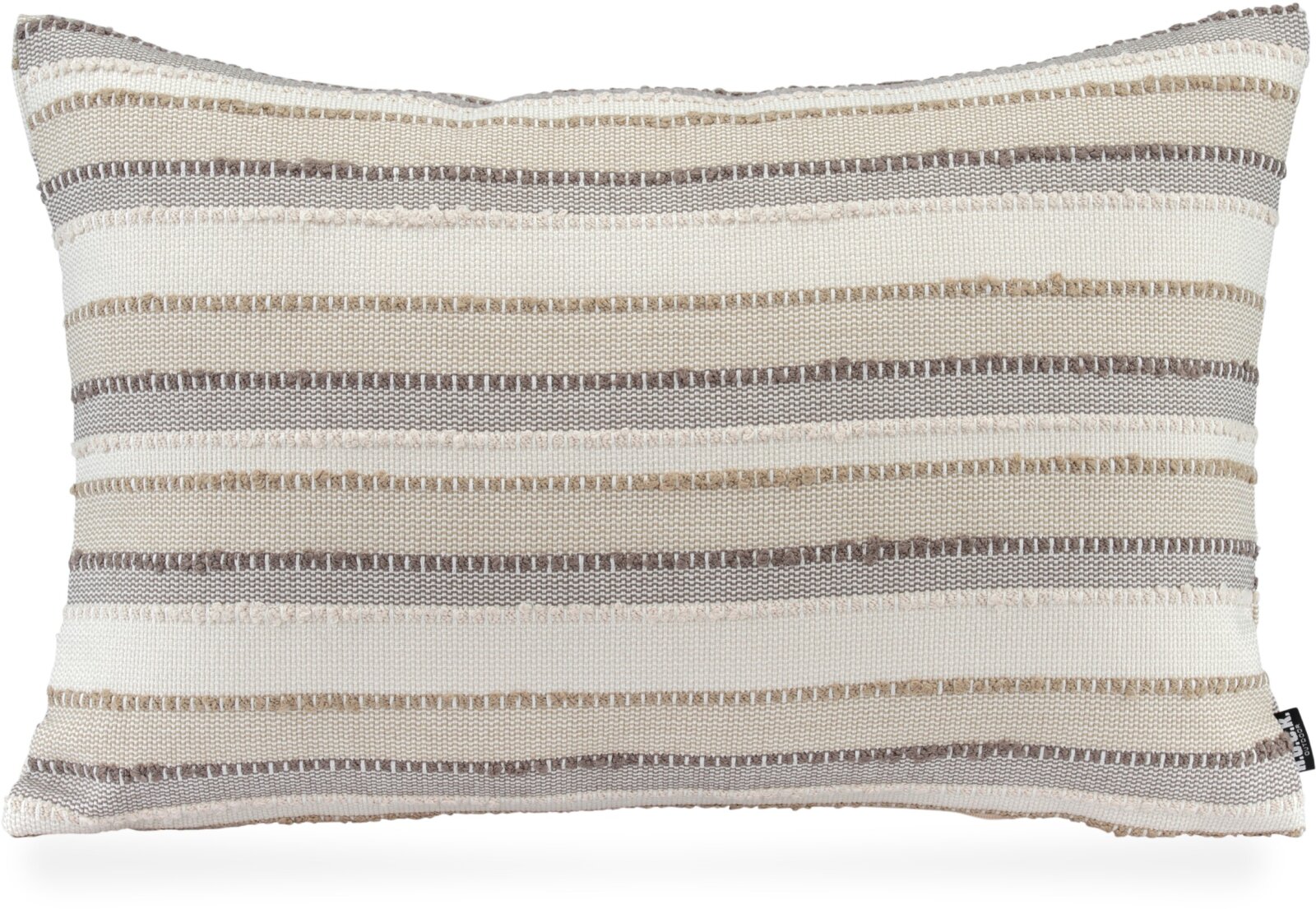 H.O.C.K. Llombards Outdoor + Indoor Kissen 65x40cm col. 2 creme beige taupe in&out