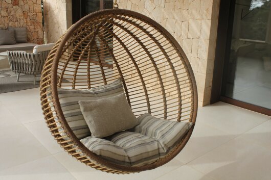 H.O.C.K. Llombards Outdoor + Indoor Kissen 65x40cm col. 2 creme beige taupe in&out