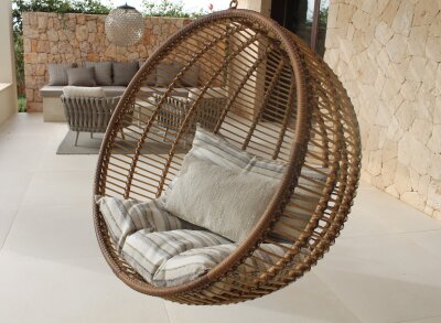 H.O.C.K. Llombards Outdoor + Indoor Kissen 65x40cm col. 2 creme beige taupe in&out