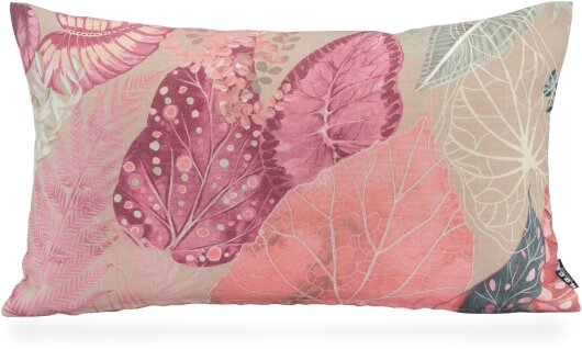 H.O.C.K. Bora Outdoor Kissen 50x30cm col. 01 rosa pink floral allover