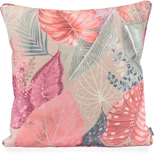 H.O.C.K. Bora Outdoor Kissen 50x50cm mit Keder col. 01 rosa pink floral allover