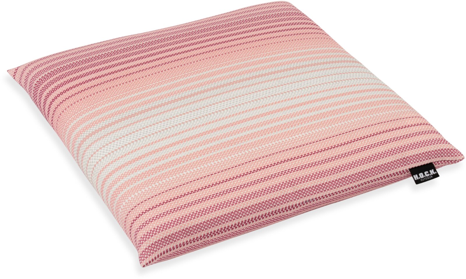 H.O.C.K. Dora Outdoor Sitzkissen 40x40x6cm col. 01 rosa lila Streifen