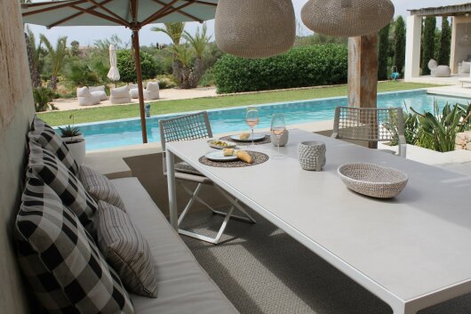 H.O.C.K. Jordi Outdoor Kissen 50x30cm col. 130 beige taupe