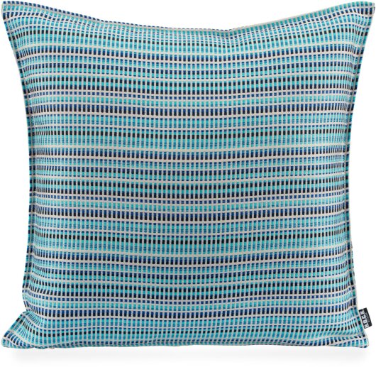 H.O.C.K. Jordi Outdoor Kissen 50x50cm mit Biese col. 644 blau