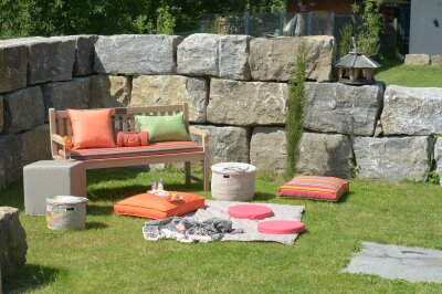 H.O.C.K. Caribe Outdoor Kissen 40x30cm pistazie