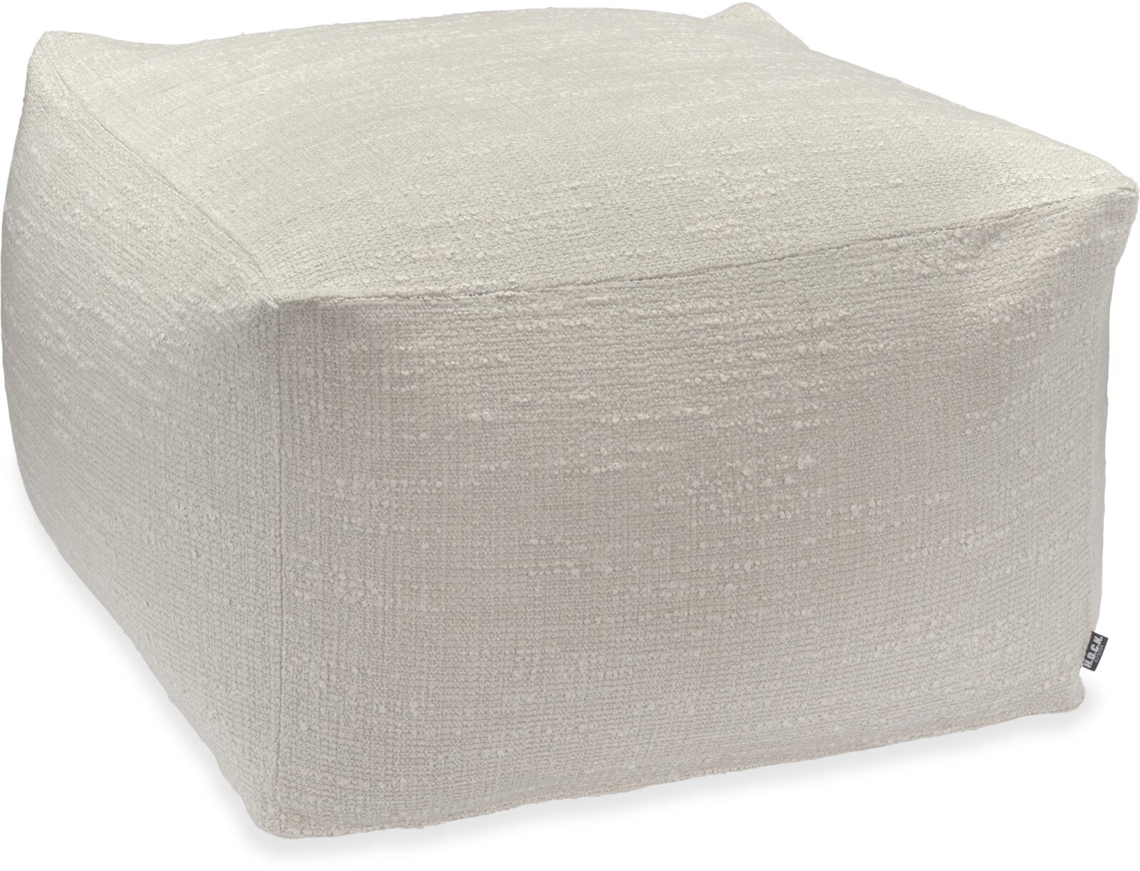 H.O.C.K. Marcal Outdoor + Indoor Hocker 60x60x40cm col. 03 beige in&out
