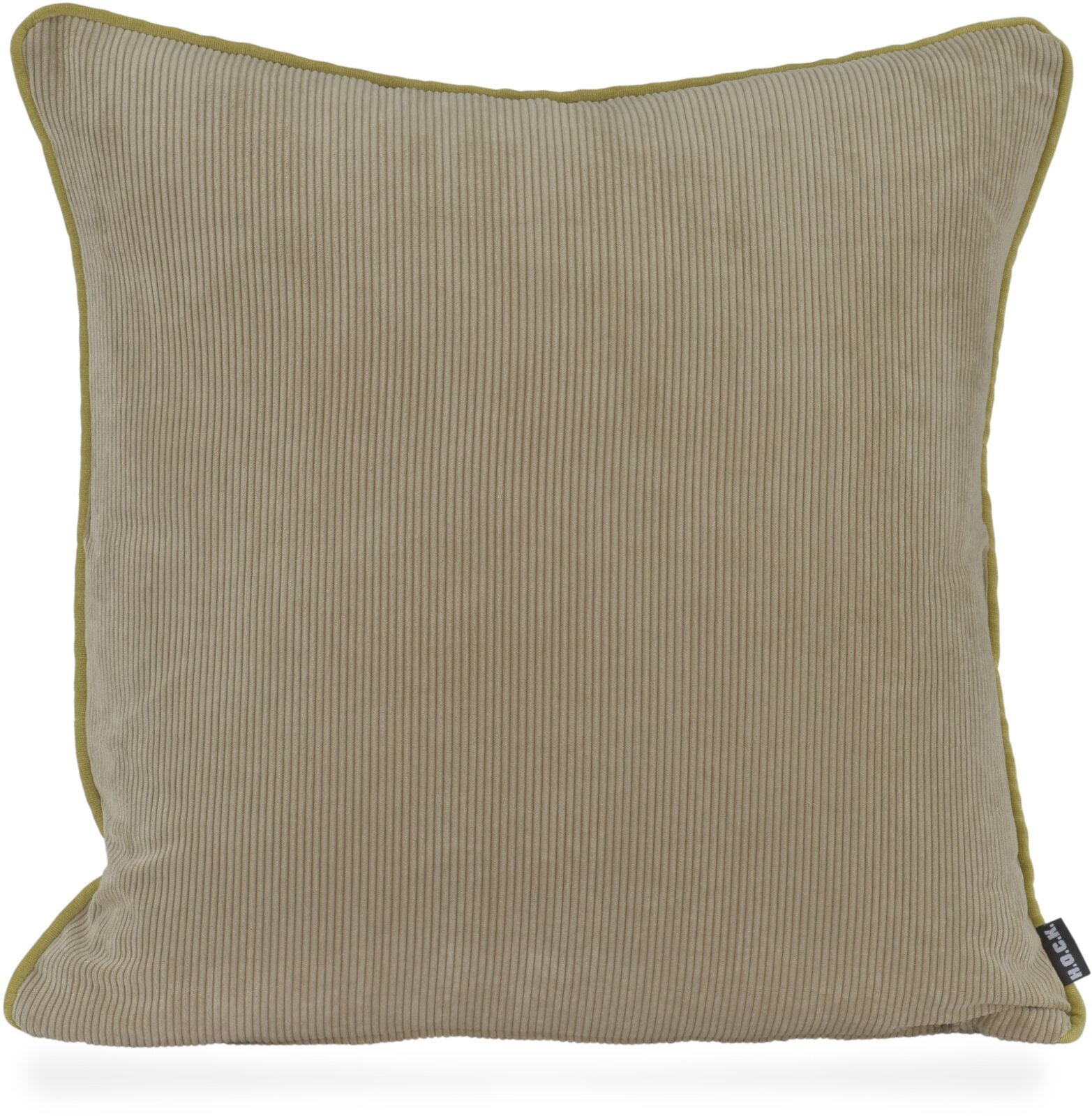 H.O.C.K. Vandel Kissen Cord 50x50cm olive hell