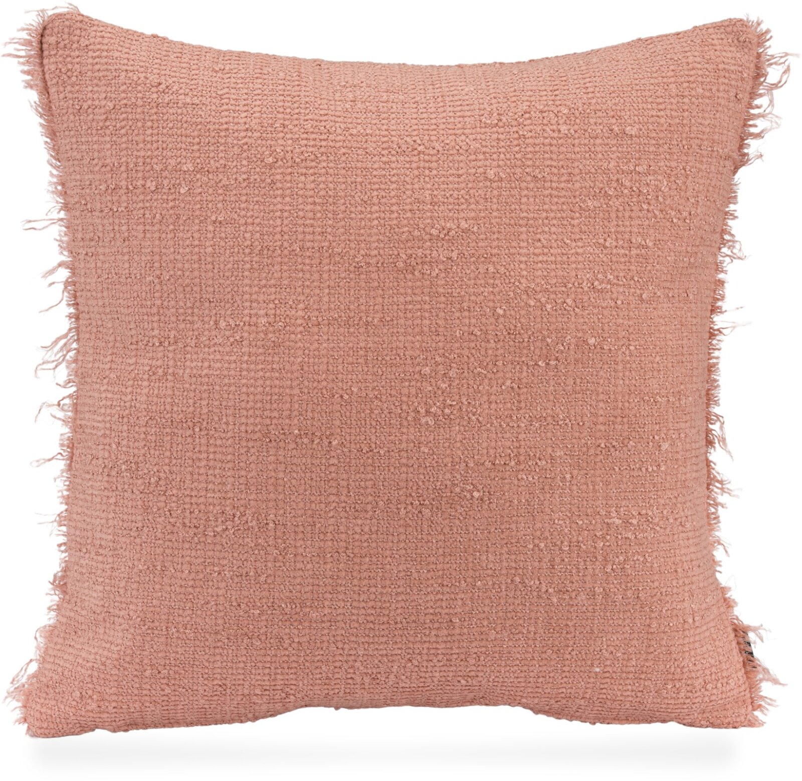 H.O.C.K. Marcal Outdoor + Indoor Kissen 50x50cm mit Fransen col. 08 peach altrosa in&out