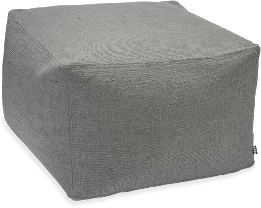 H.O.C.K. Marcal Outdoor + Indoor Hocker 60x60x40cm col. 07 dunkelgrau in&out
