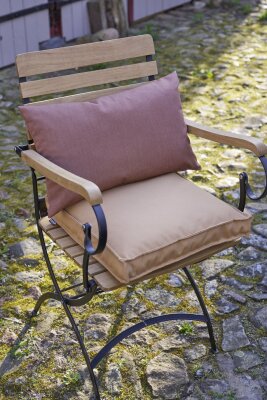 H.O.C.K. - AGORA Pamela Outdoor Sitzkissen CLOU 40x40x5cm...