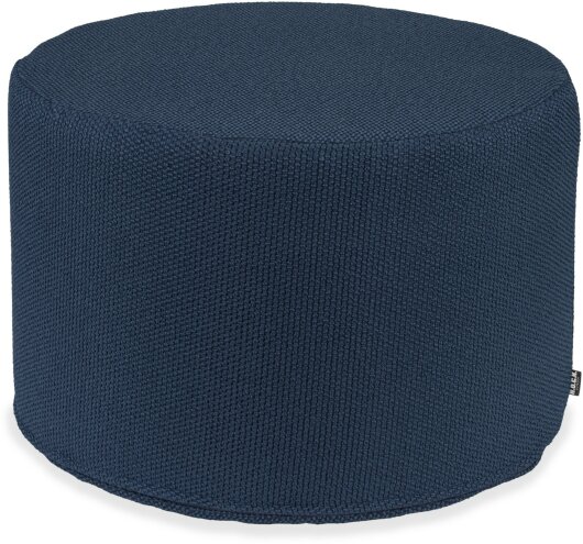 H.O.C.K. Madrid Outdoor + Indoor Hocker rund ø60x40cm navy-blau in&out