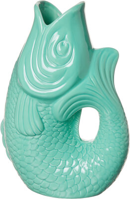 GIFTY Vase / Karaffe S Fisch mintgrün 1,2 Liter /...