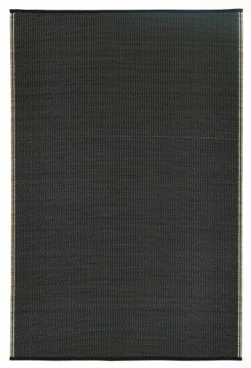 H.O.C.K. Outdoor Teppich Cancun Wendeteppich 180x270cm Sand & Black gestreift