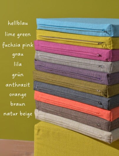 H.O.C.K. Livigno Stuhlkissen NORM 40x40x4cm braun