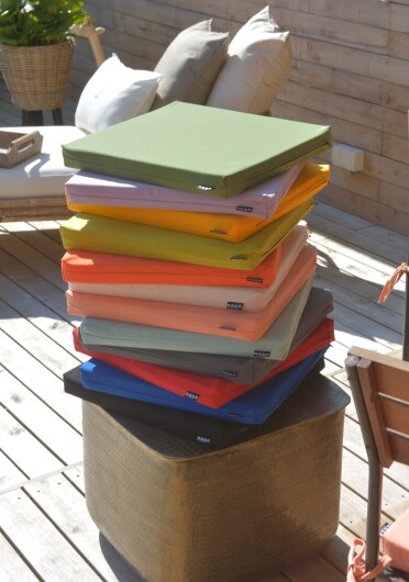 H.O.C.K. Classic Uni Outdoor Stuhlkissen NORM 40x40x4cm petrol